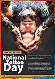 تاتوی بدن مردانه روز جهانی تاتو