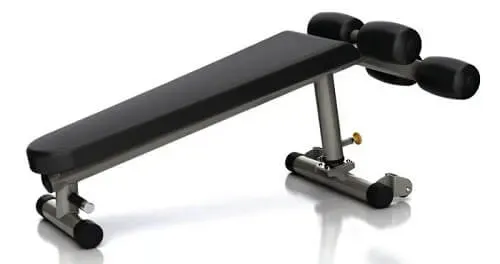 نیمکت شکم به ترکی استانبولی (نیمکت شیب برعکس)