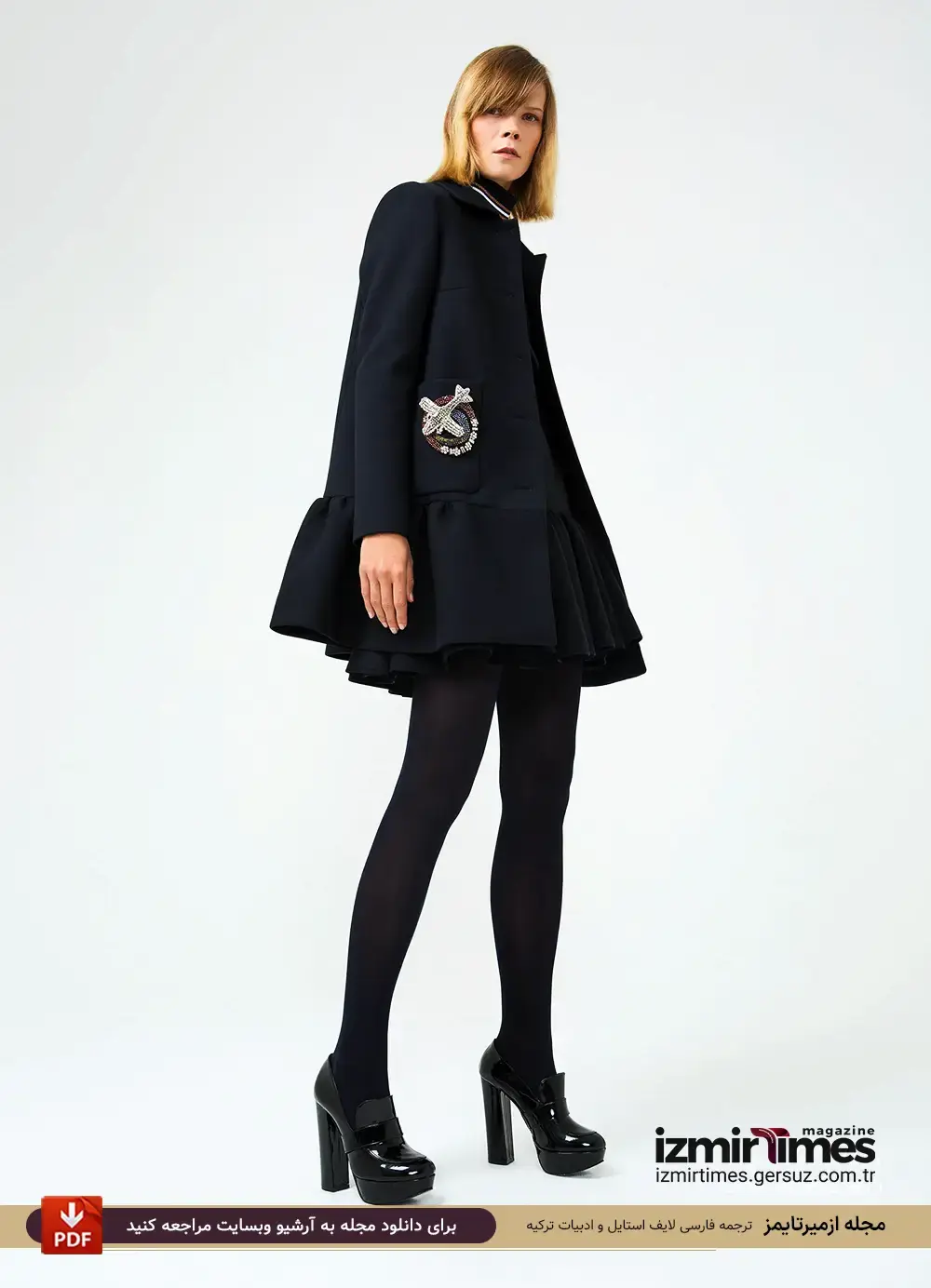 زن با استایل گوتیک