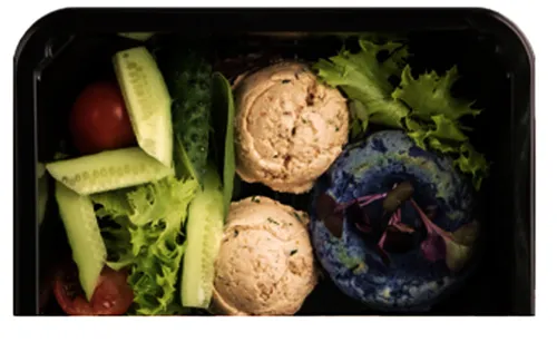 سالاد با لبو بنفش