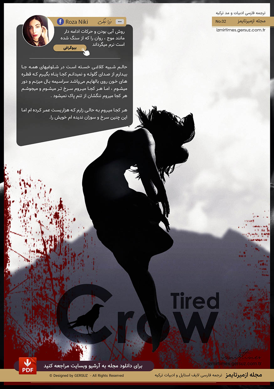 کلاغ دلنوشده رزا نیکی