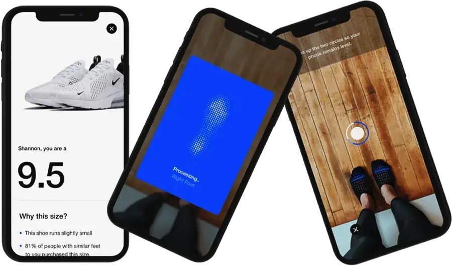 تعیین سایز کفش توسط هوش مصنوعی