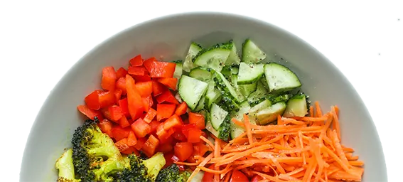 سالاد رنگین کمان | رژیم غذایی کتوژنیک