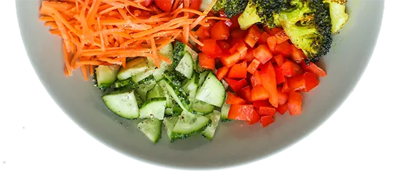 سالاد رنگین کمان